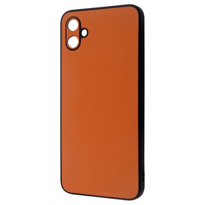 Чехол PRC Leather Case Samsung Galaxy A04e (A042F) Orange 777-01257 фото