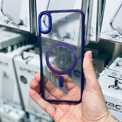 Чехол Cover Glossy Ardor Case with MagSafe для iPhone Xs Max Фиолетовый 214-01245 фото