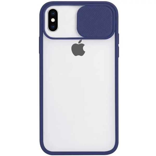 Чехол Camshield mate TPU со шторкой для камеры для iPhone Xs Темно-синий 206-00024 фото