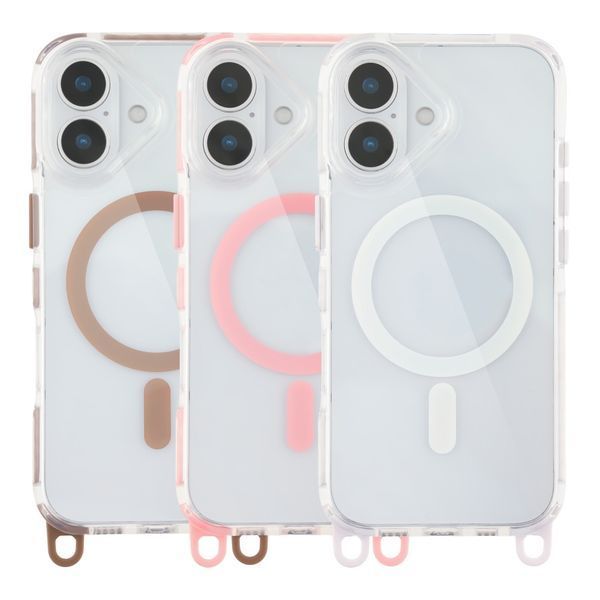 Чохол TPU+PC LanyardCase with MagSafe для iPhone 17 Black 2020000499930 фото