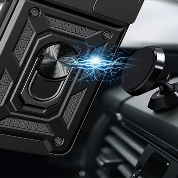Ударопрочный чехол Camshield Serge Ring для Xiaomi 14 Black 777-04395 фото