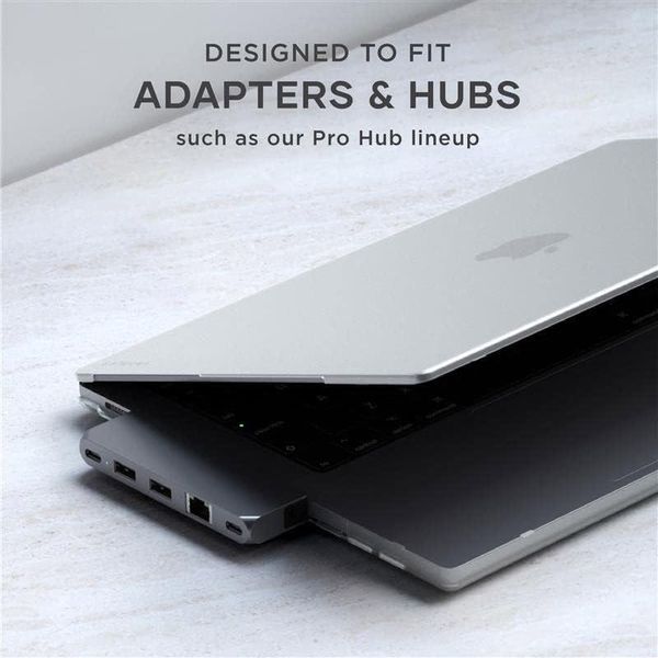 Чохол-накладка Clear Shell для Apple MacBook Pro 14.2" (A2442/A2779/A2918/A2992/A3112/A3185/A3401) Прозорий 656-08523 фото