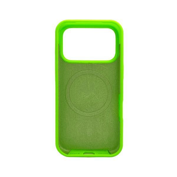 Чохол для смартфона Silicone Case Magnetic для Apple iPhone 17 Pro Shiny Green 666-04145 фото