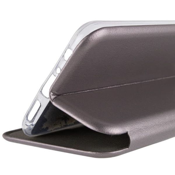 Шкіряний чохол-книжка Classy для Motorola Moto E40 Grey 777-05618 фото