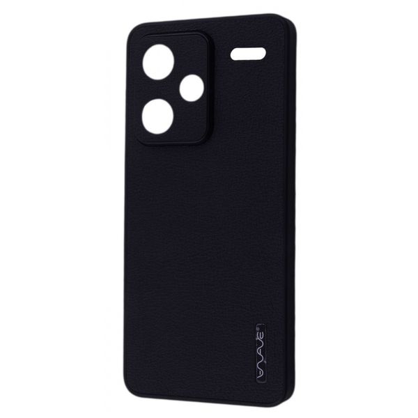 Чехол WAVE Leather Case Xiaomi Redmi Note 13 Pro+ Black 777-01239 фото