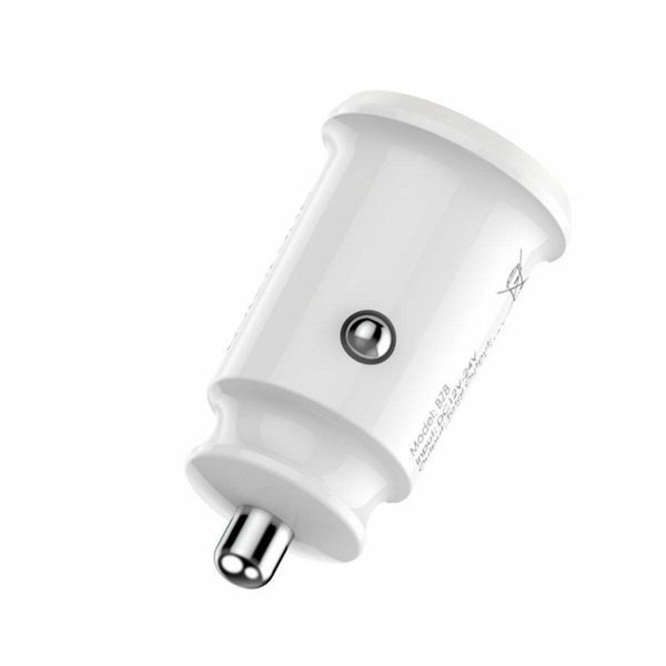 Автомобільний зарядний пристрій BOROFONE BZ8 MaxRide Dual Port Car Charger White 656-00315 фото