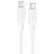 Дата кабель Borofone BX115 Lotto Type-C to Type-C 60W (1m) White ILSO-00000085109-1 фото 1