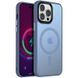 Чехол TPU+PC Metal Buttons with MagSafe Colorful для Apple iPhone 12 Pro / 12 (6.1") Sierra Blue 555-03102 фото 1