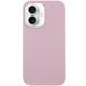 Силіконовий чохол Silk Full Protective для Apple iPhone 16 Plus (6.7") Chalk Pink 777-10152 фото