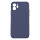 Силіконовий чохол з закритою камерою для iPhone 12 Midnight Blue 333-00798 фото