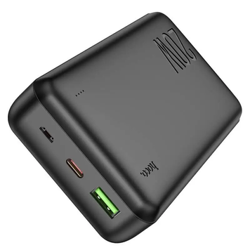 Повербанк зі швидкою зарядкою HOCO J87A 20000mAh |1USB/1Type-C, 3A/20W, PD/QC Чорний 216-00047 фото