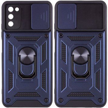 Ударостійкий чохол Camshield Serge Ring для Samsung Galaxy A03s Blue 777-04679 фото