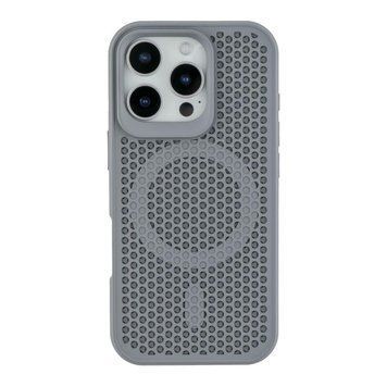 Чохол TPU+PC AeroCool with MagSafe для iPhone 16 Pro Max Grey 757-00600 фото