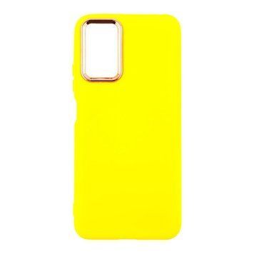Чохол Silicone Cover Metal frame для Xiaomi Redmi Note 12S Yellow 208-03566 фото