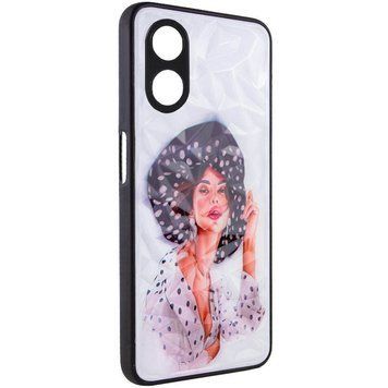 TPU+PC чохол Prisma Ladies для Oppo A58 4G Girl in a hat 777-07184 фото