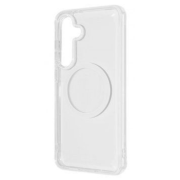 Чохол WAVE Сlear Case (PC+TPU) with Magnetic Ring для Samsung Galaxy S24 FE Сlear 656-05625 фото