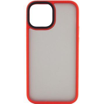 TPU+PC чохол Metal Buttons для Apple iPhone 13 (6.1") Червоний 777-08311 фото