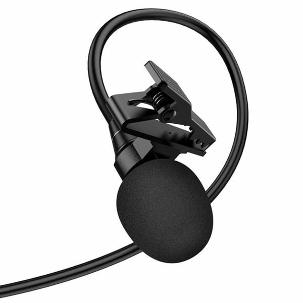 Микрофон-петличка HOCO L14 3.5 Lavalier microphone Black 656-00812 фото