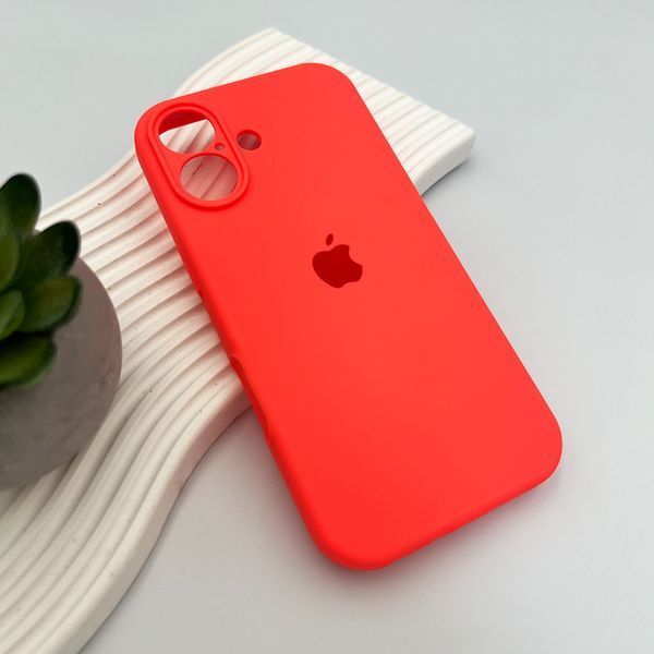 Силіконовий чохол з закритою камерою для iPhone 17 Peach 666-04187 фото