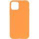Силиконовый чехол Silk Full Protective для iPhone 16 (6.1") Orange 777-10203 фото