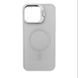 Силіконовий чохол з MagSafe для iPhone 12/12 Pro Grey 777-01322 фото