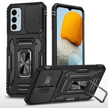 Ударостійкий чохол Camshield Army Ring для Samsung Galaxy M14 5G Black 777-05070 фото