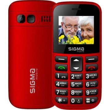 Мобільний телефон Sigma Comfort 50 EASY TYPE-C Red (4827798585221) 898-4827798585221 фото