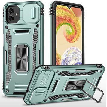 Ударостійкий чохол Camshield Army Ring для Samsung Galaxy A05 Light Green 777-05020 фото