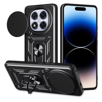 Ударостійкий чохол Camshield Serge Ring для Xiaomi Redmi Note 14 Pro 4G Black 777-04282 фото