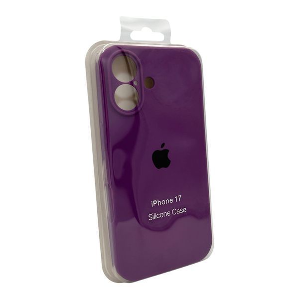 Силіконовий чохол з закритою камерою для iPhone 17 Purple 666-04188 фото