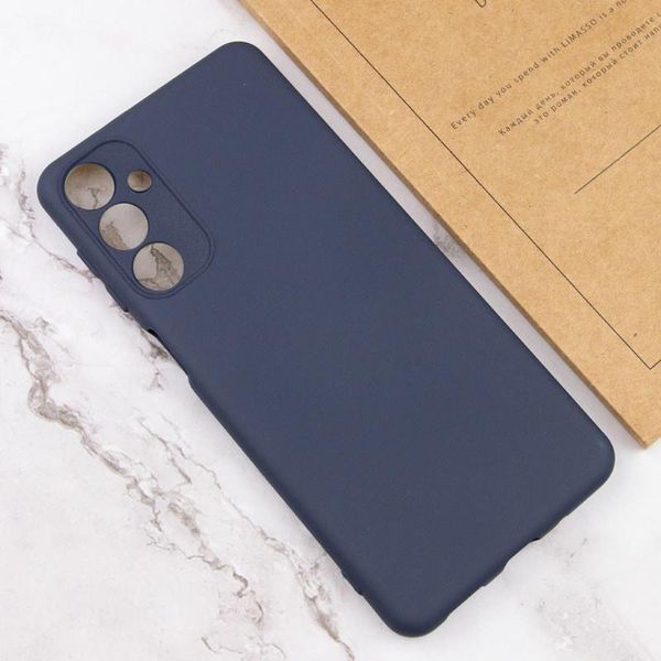 Чохол TPU GETMAN Liquid Silk Full Camera для Samsung Galaxy A34 5G Синій / Midnight Blue ILSO-00000075773-12 фото