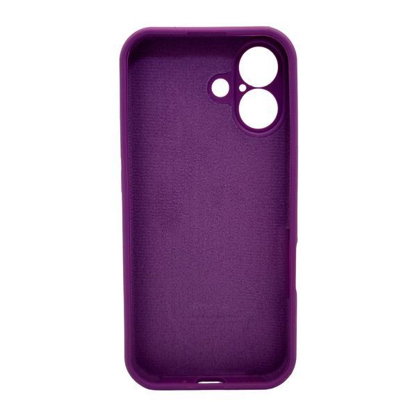 Силіконовий чохол з закритою камерою для iPhone 17 Purple 666-04188 фото