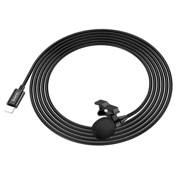 Мікрофон-петличка HOCO L14 iP Lavalier microphone Black 656-00813 фото