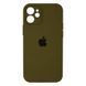 Силіконовий чохол з закритою камерою для iPhone 12 Mini Army Green 208-01151 фото