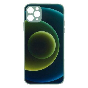 Накладка Glass TPU Prism Circles для iPhone 11 Pro Max Yellow-Blue 217-00008 фото