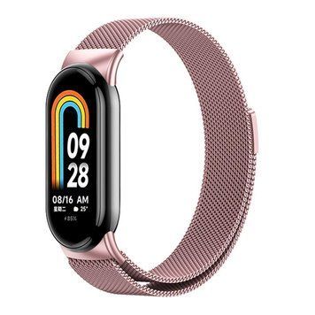 Ремінець для Xiaomi Mi Band 8/9/10 Milanese Loop Rose Gold 212-02601 фото