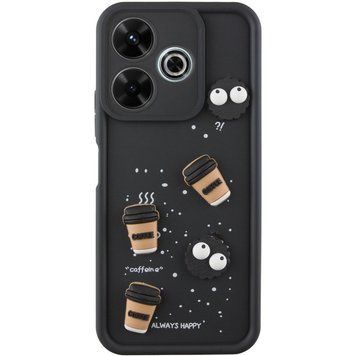 Чехол TPU Toys Case для Xiaomi Redmi 13 4G / Poco M6 4G Black/Always Happy 777-03880 фото