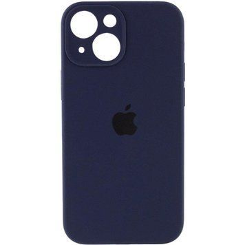 Силіконовий чохол з закритою камерою для iPhone 14 Dark Blue 666-00798 фото