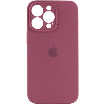 Силіконовий чохол з закритою камерою для iPhone 13 Pro Marsala 208-00760 фото