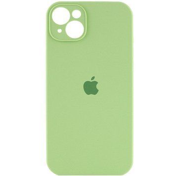 Чохол Silicone Case Full Size with Frame для iPhone 15 Plus Mint 208-05043 фото