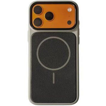 Чохол TPU TechWoven Hybrid with MagSafe для Apple iPhone 17 Pro (6.3") Grey / Black 214-04711 фото
