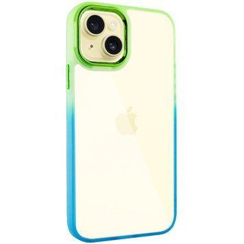 Чохол TPU+PC Fresh sip series для Apple iPhone 14 Plus (6.7") Бірюзовий / Лимонний 777-06687 фото