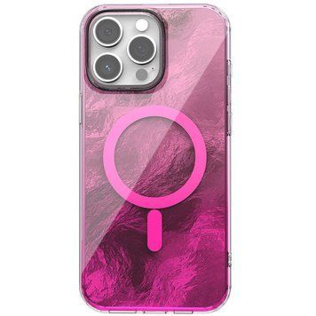 Чехол TPU Shiny Mountain (MagFit) для Apple iPhone 14 Pro (6.1") Pink 555-02905 фото