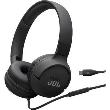 Навушники JBL Tune 520C USB-C Black (JBLT520CBLK) JBLT520CBLK фото