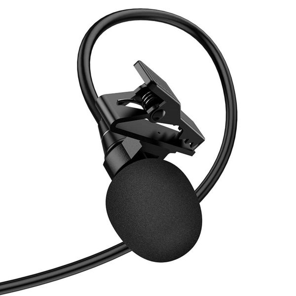 Мікрофон-петличка HOCO L14 Type-C Lavalier microphone Black 656-00814 фото