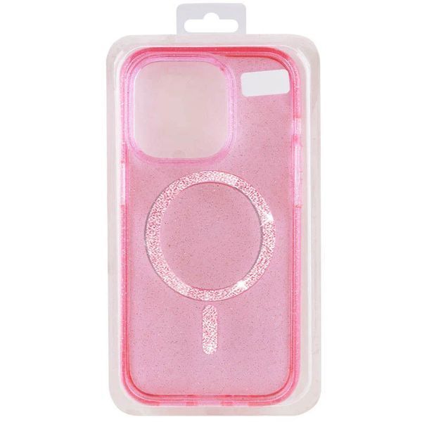 Чохол TPU Eclipse Sparkle (MagFit) для Apple iPhone 15 Pro Max (6.7") Pink 214-03772 фото