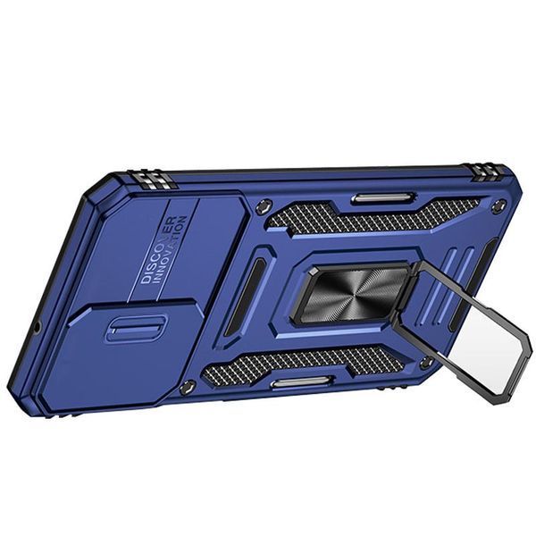 Ударостійкий чохол Camshield Army Ring для Samsung Galaxy A13 4G / A04s Navy Blue 777-05121 фото