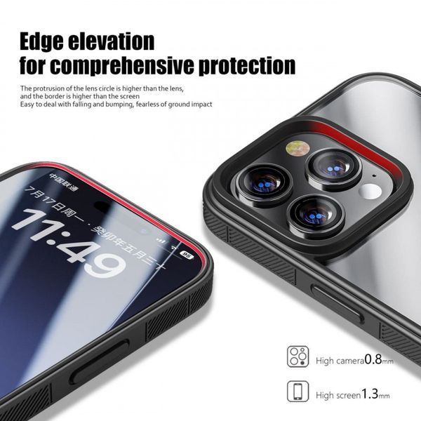 Чехол TPU+PC Pulse для Apple iPhone 14 Pro (6.1") Black 208-05931 фото
