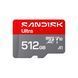 Карта памяти microSDXC (UHS-1) SanDisk Ultra 512Gb class 10 A1 (195Mb/s) (adapter SD) SDSQUJQ-512G-GZ6MA фото 1