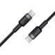 Кабель ACEFAST C22-03, Type-C to Type-C, 60W, 3A, 1.2m, Nylon Braid, Aluminum Alloy + TPE connectors, Black 6974316285137 фото 5